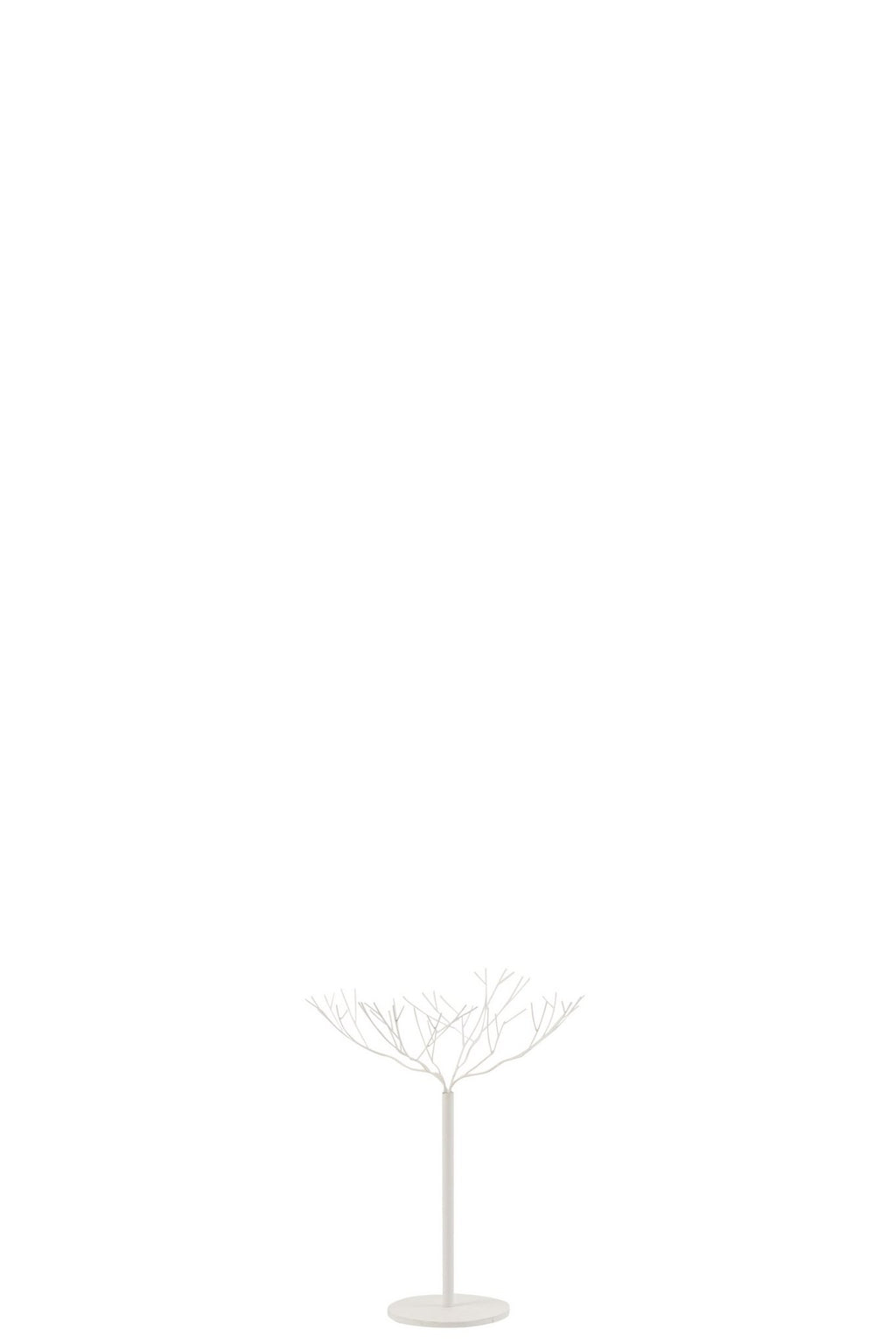 J-Line decoratie Boom - metaal - wit - small
