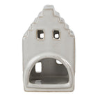 Waxinelichthouder Huis 11 cm Beige Porselein