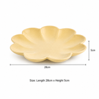 Modern decoratief aluminium dienblad – beige poedercoating