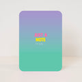 Postcard 'Just a note'