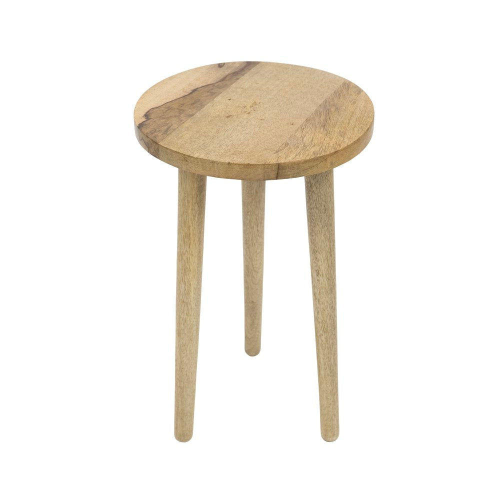 Tafel mango hout dia 30cm
