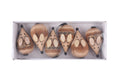 Houten muisjes 7cm 6st.