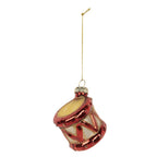 Kersthanger Trommel Ø 4x5 cm Rood Glas