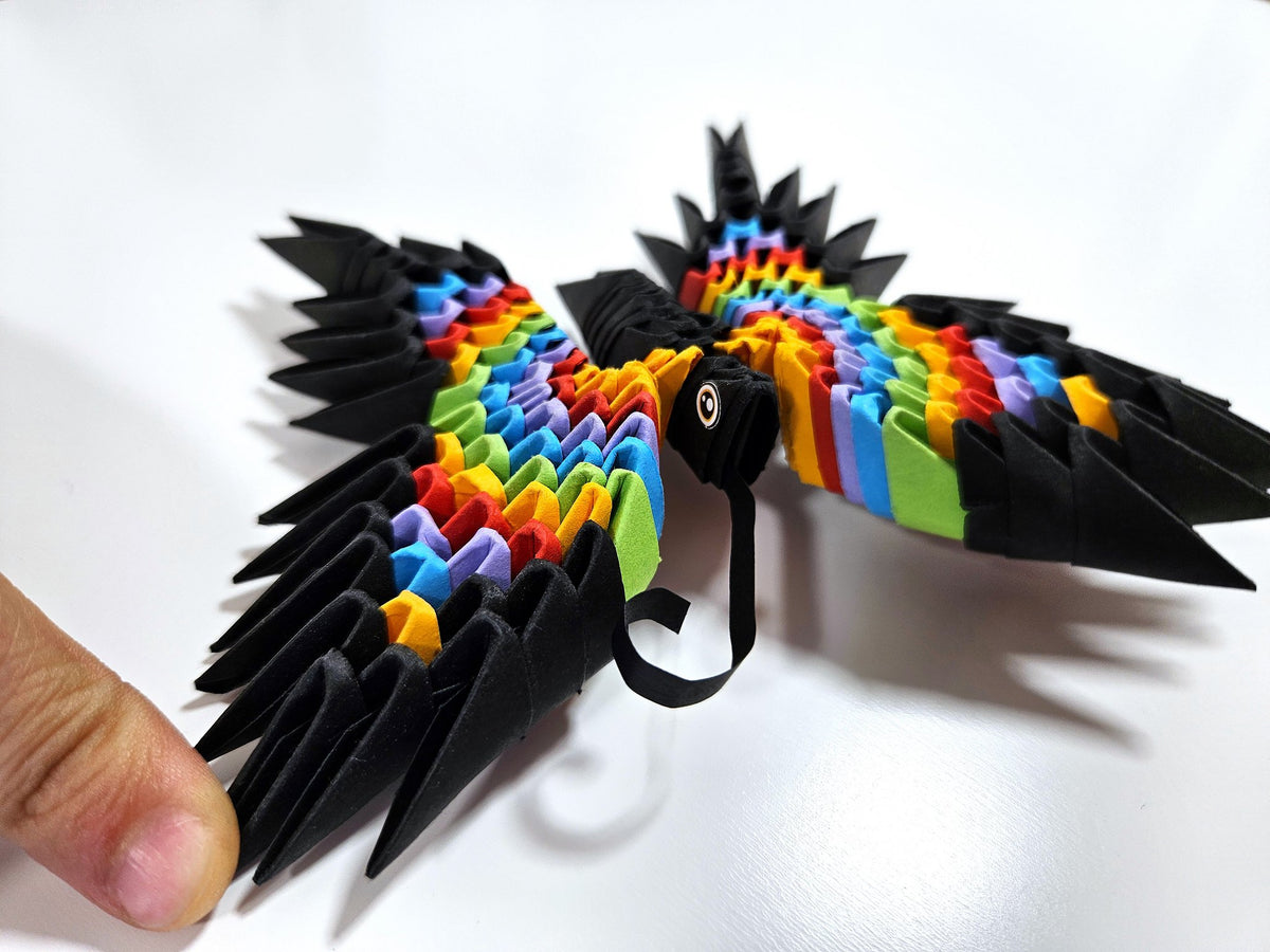 3D Model Origami Vlinder en Bij- Papier
