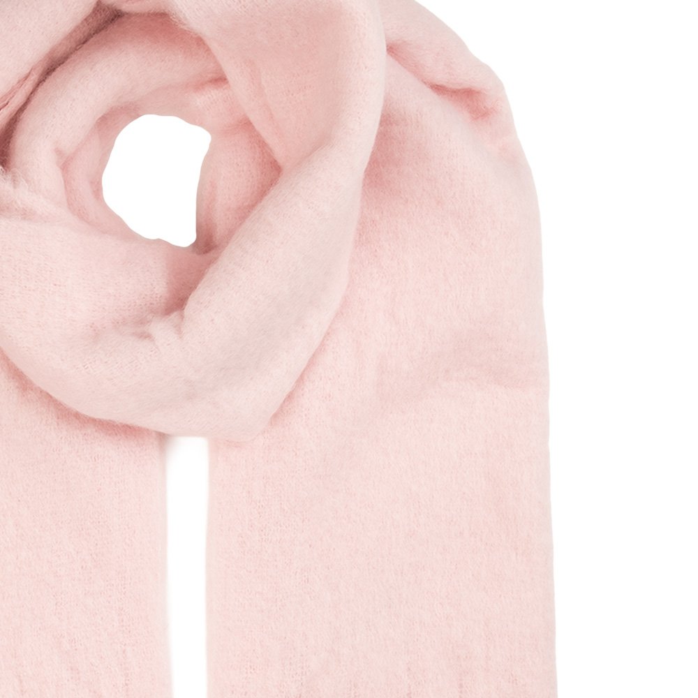 Wintersjaal Dames 40x190 cm Roze Textiel