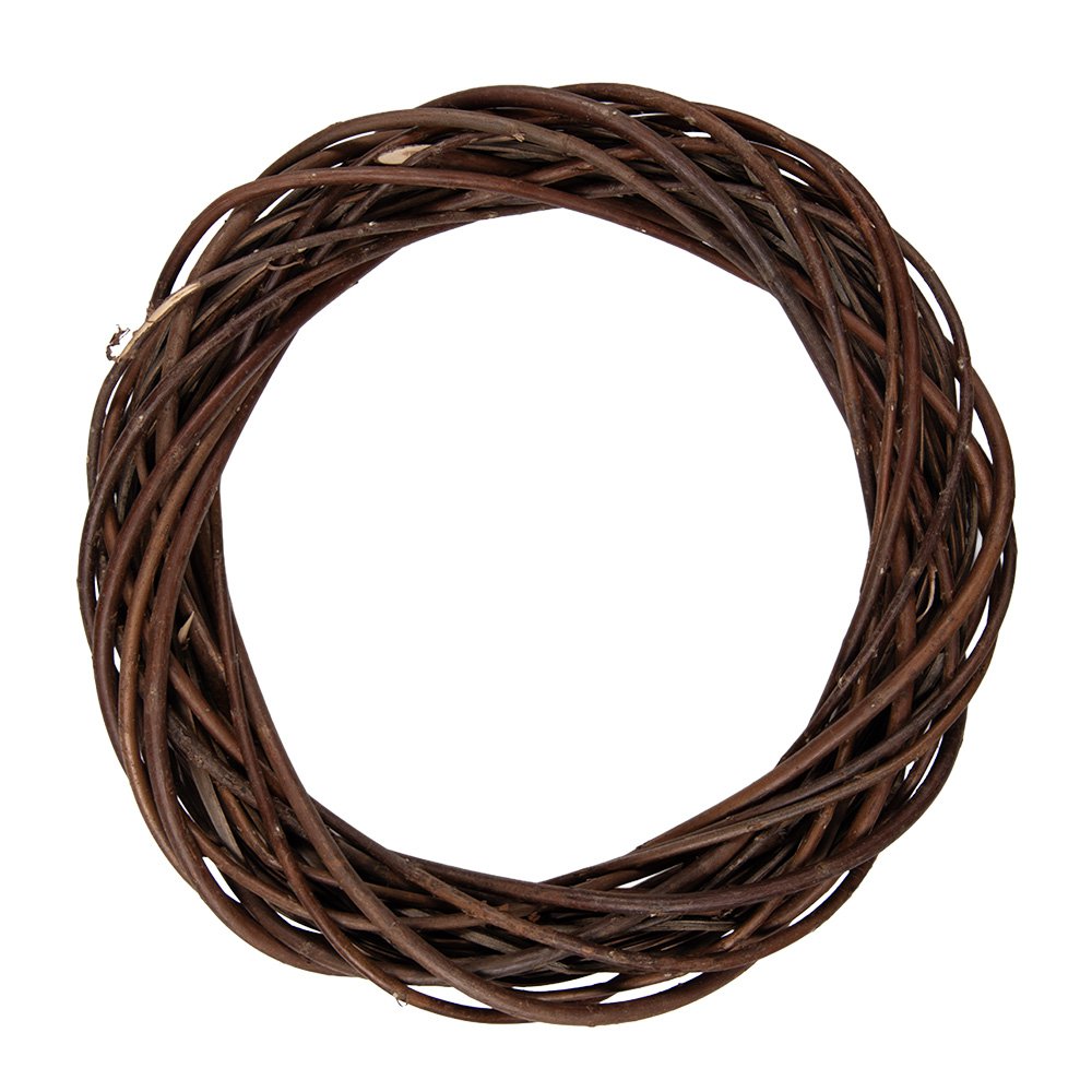 Krans Ø 40x7 cm Bruin Rotan