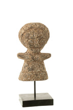 J-Line standbeeld Ying Albasia - hout - naturel - klein