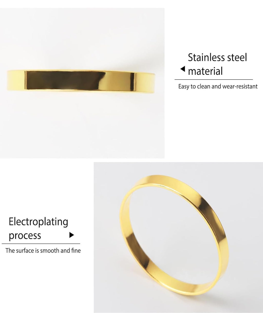 Gouden servetringen – eetaccessoire – elegant design – 12-delige set