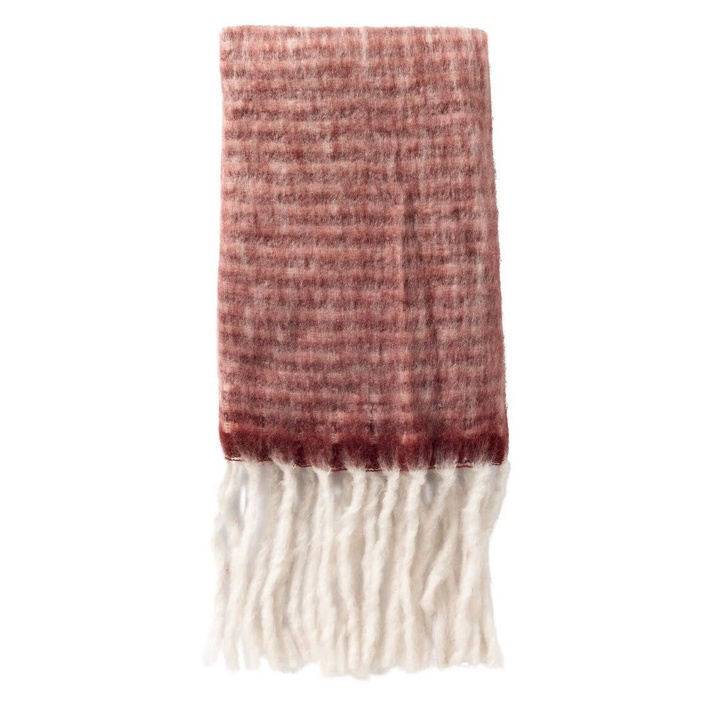 Nederlands decor Pheobe - Plaid 140x180 cm - Granaatappel - Rood