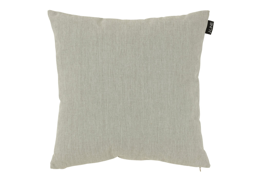 J-Line kussen Outdoor - polyethyleen - grijs