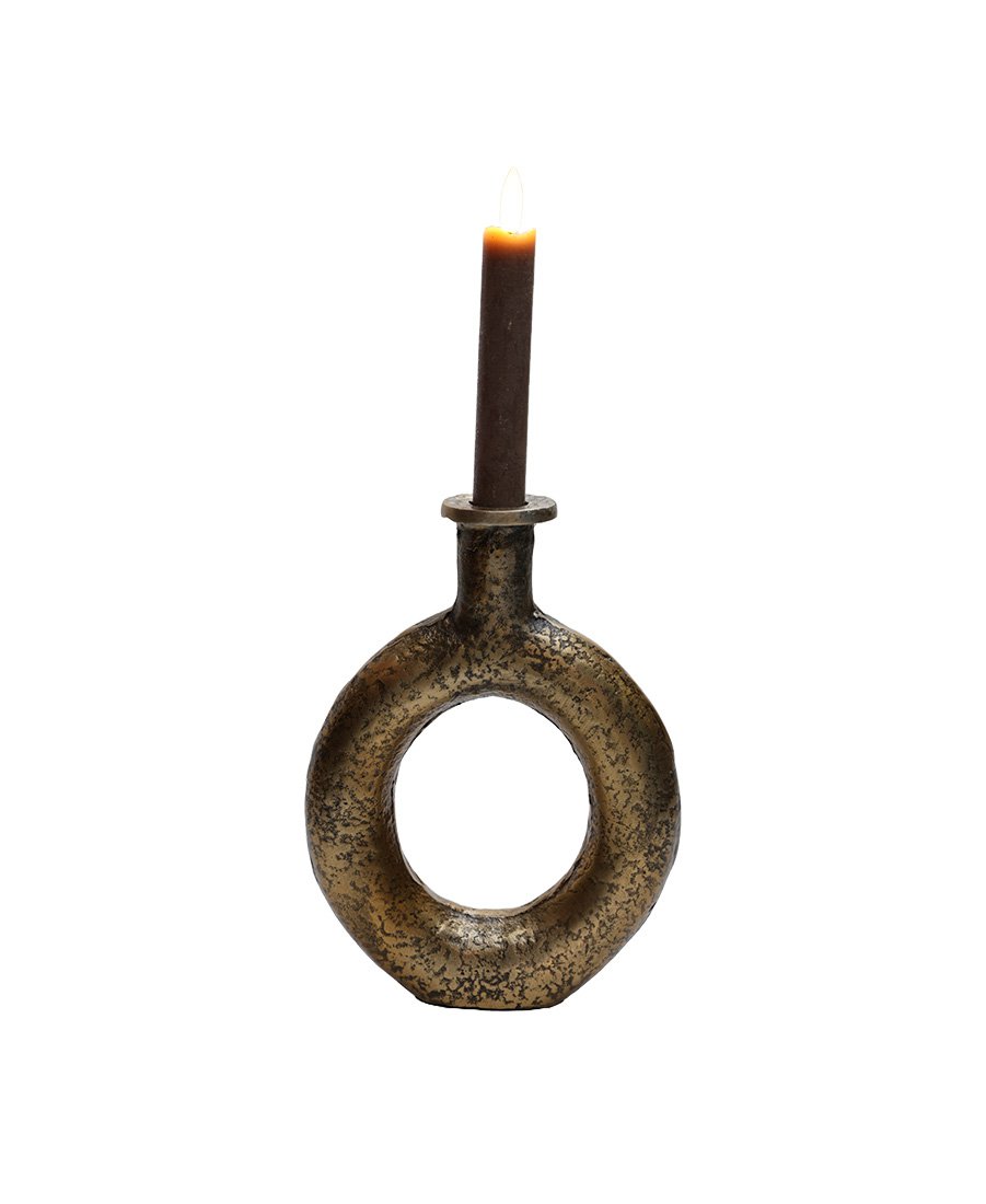 Kaarshouder - Rocha aged brass