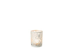 J-Line windlicht Bladeren - glas - wit - medium