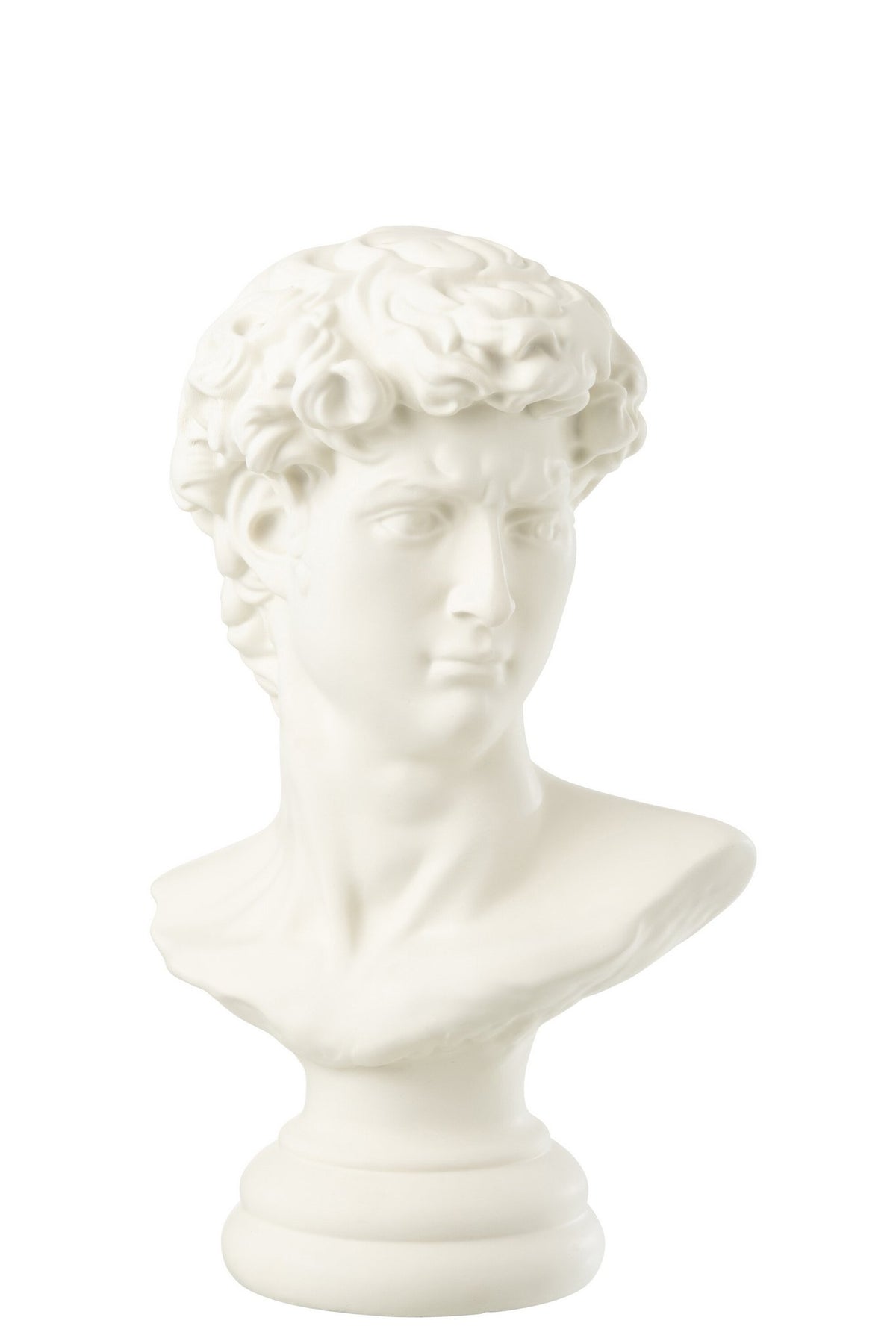 J-Line decoratie Buste david - polyresin - wit - large