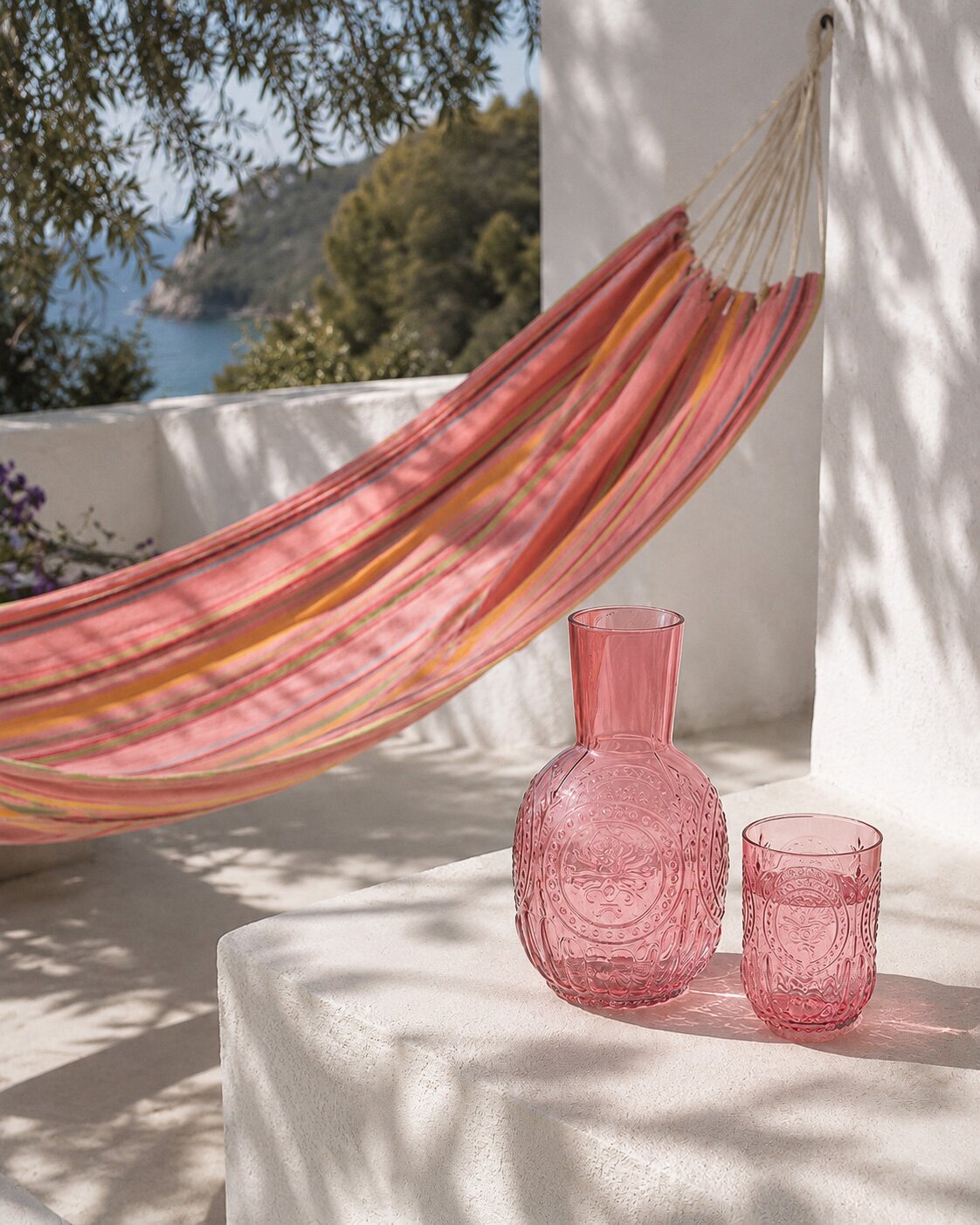 J-Line Karaf + stem Maya - stem - fuchsia