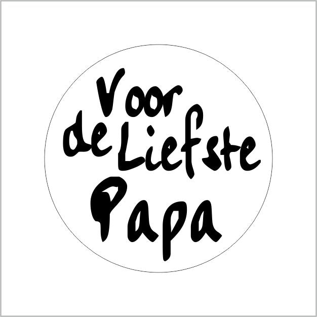 Etiket - Liefste papa