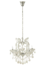 J-Line hanglamp Kandelaar Antiek - glas - wit