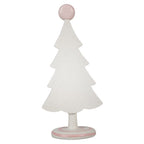 Kerstdecoratie Kerstboom 25 cm Roze Polyresin