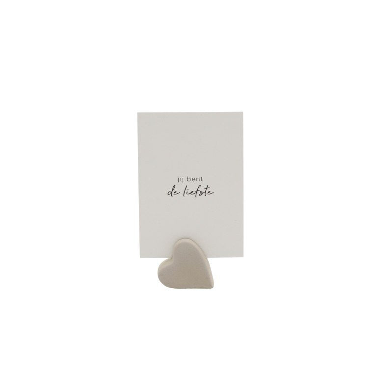 Leeff Card Holder Claire with card - Jij bent de liefste