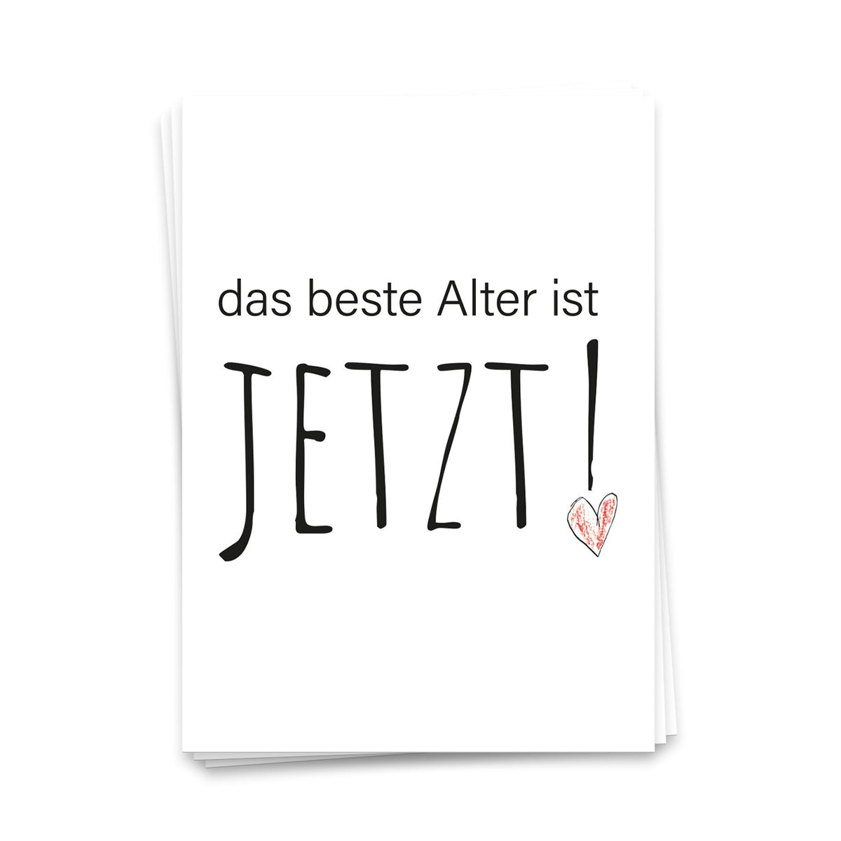 De beste leeftijd is nu - ansichtkaart 10 set