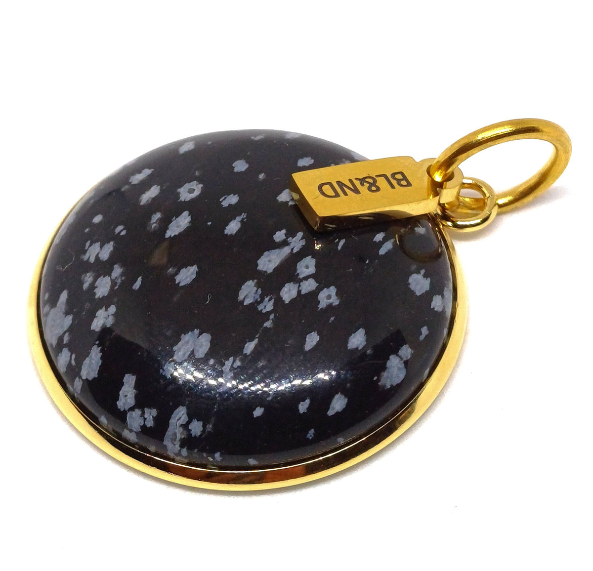Ketting met 30mm edelsteen hanger