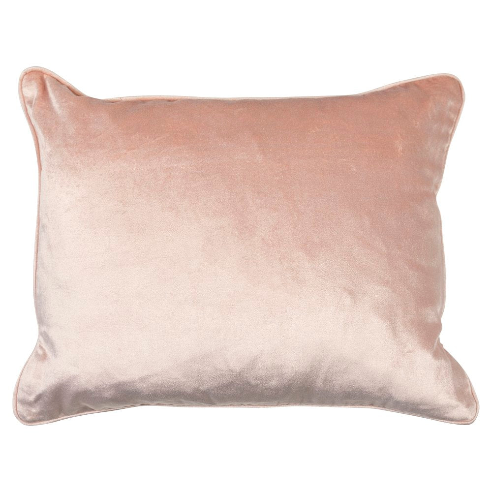 Half kussen fluweel blush pink 35x45cm*