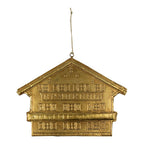 Hanger ijzer chalet b goud 23cm