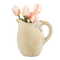 Decoratie Kan 20x15x20 cm Geel Groen Steen