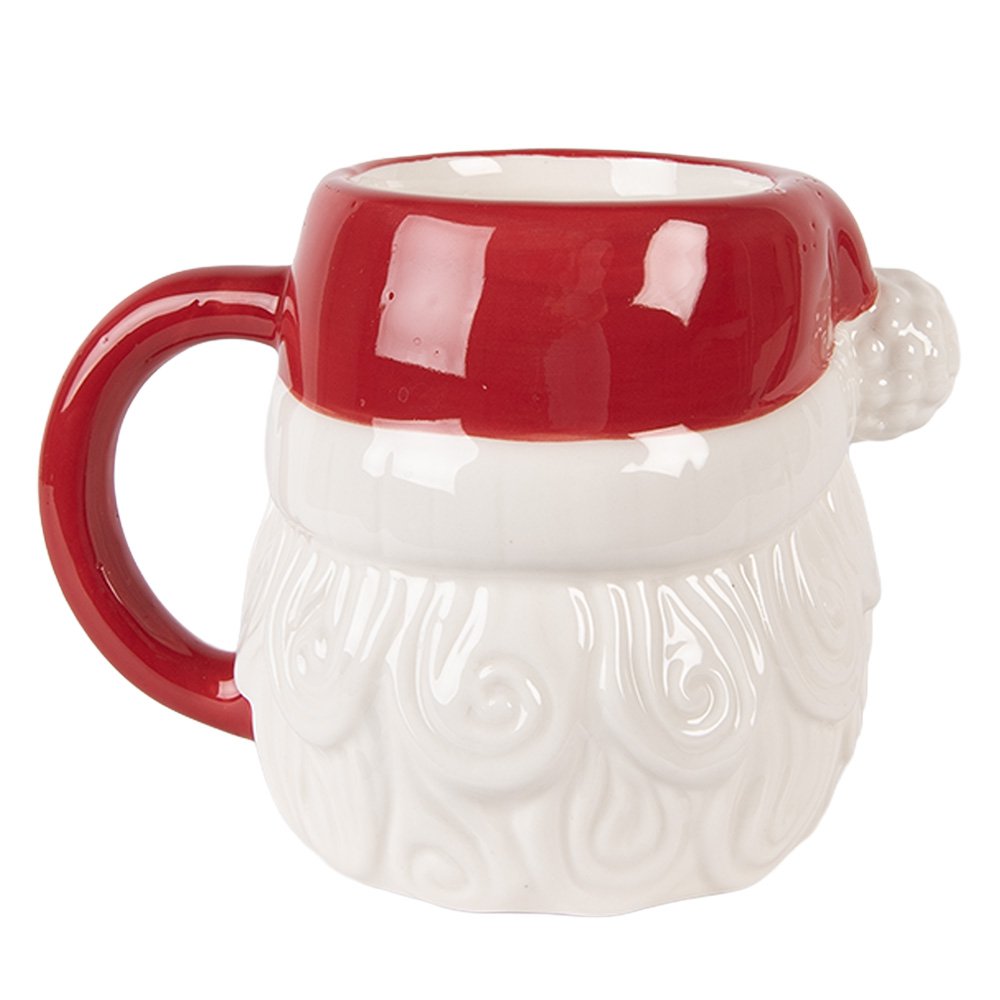 Mok Kerstman 500 ml Wit Keramiek