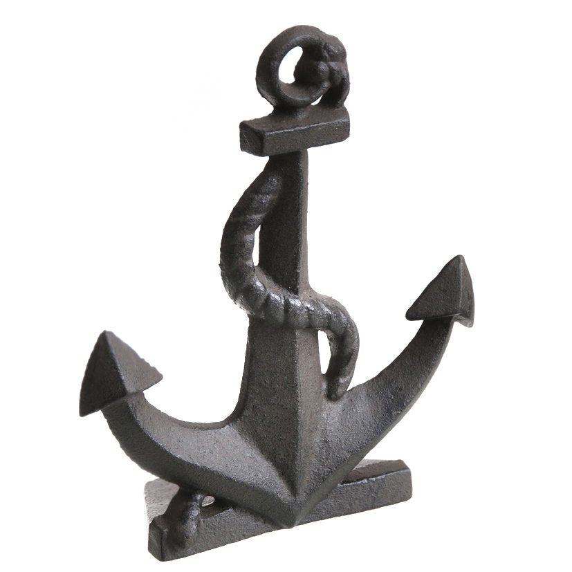 Deurstopper Anker ijzer 18x21cm