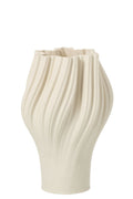 J-Line vaas 3D Print - steengoed - wit - small