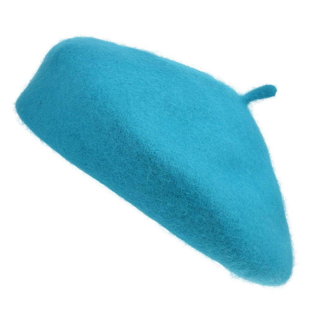 Muts Kind Ø 23x3 cm Turquoise Synthetisch Kindermuts
