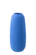 J-Line vaas Ruby Stippen - steengoed - blauw - L