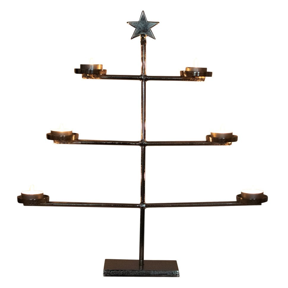*kaarsenhouder kerstboom 70cm*