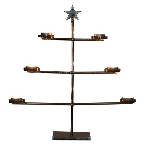 *kaarsenhouder kerstboom 70cm*