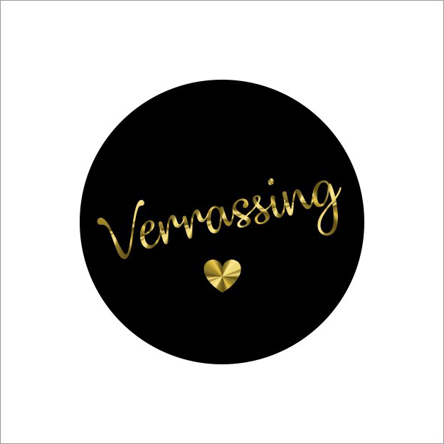 Verrassing - wensetiket