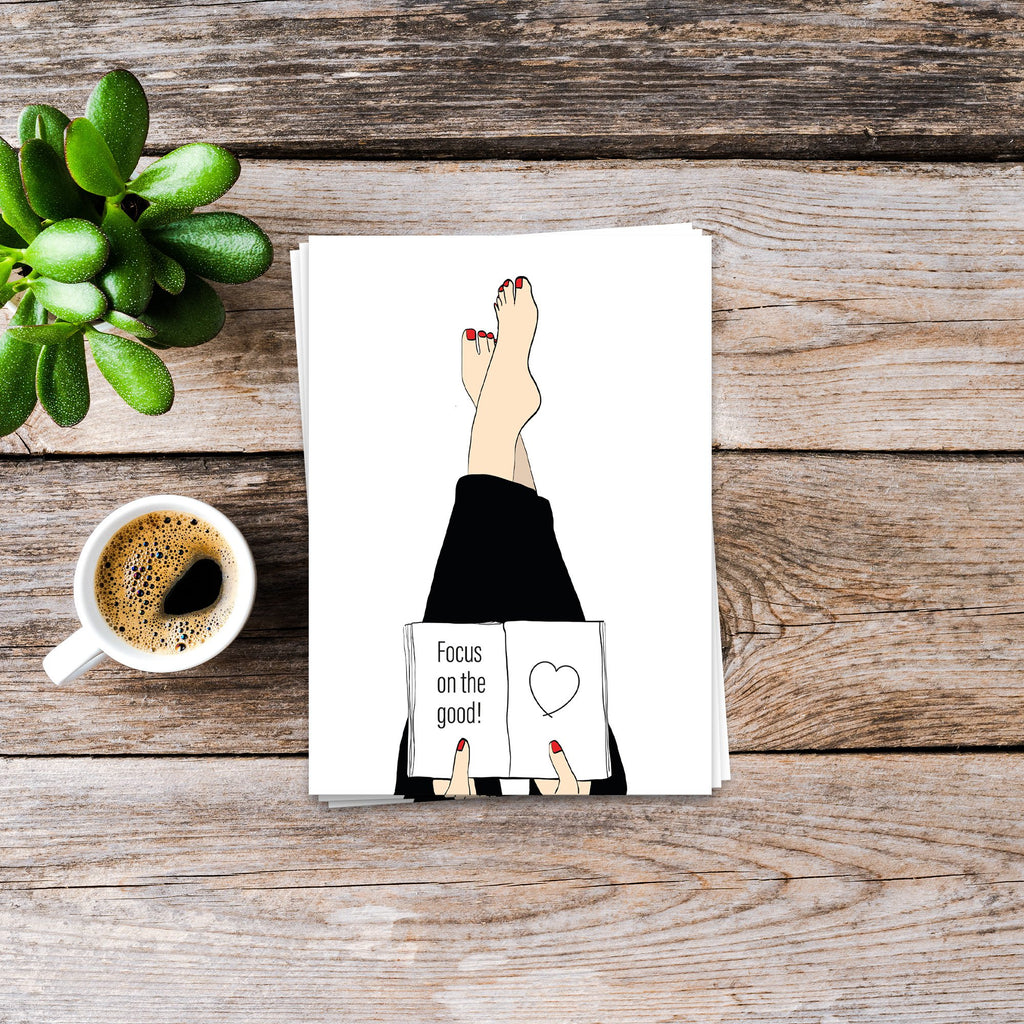 Focus op het goede - Postkarte 10er set