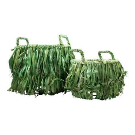 *opbergmanden gras (set van2)*