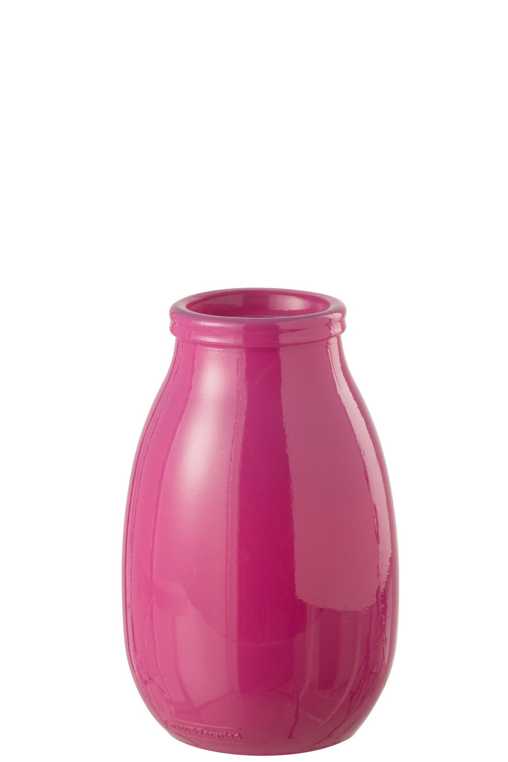 J-Line vaas - glas - oranje/roze - large