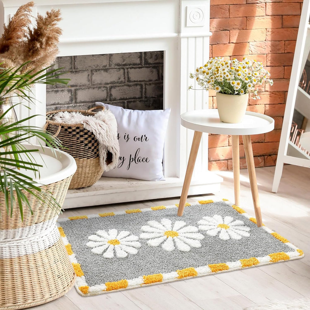 Blossom Superzachte antislipmicrovezelmat 2000 GSM (40x60 cm), 1 verpakking | Superabsorberende badkeukendeur vloermat