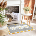 Blossom Superzachte antislipmicrovezelmat 2000 GSM (40x60 cm), 1 verpakking | Superabsorberende badkeukendeur vloermat