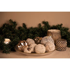 Kerstbal Ø 11 cm Roze Glas Kerstdecoratie