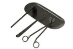 J-Line kaarsendief Candle Kit - ijzer - zwart