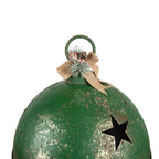 Kerstbal Ø 41x51 cm Groen Metaal Kerstdecoratie