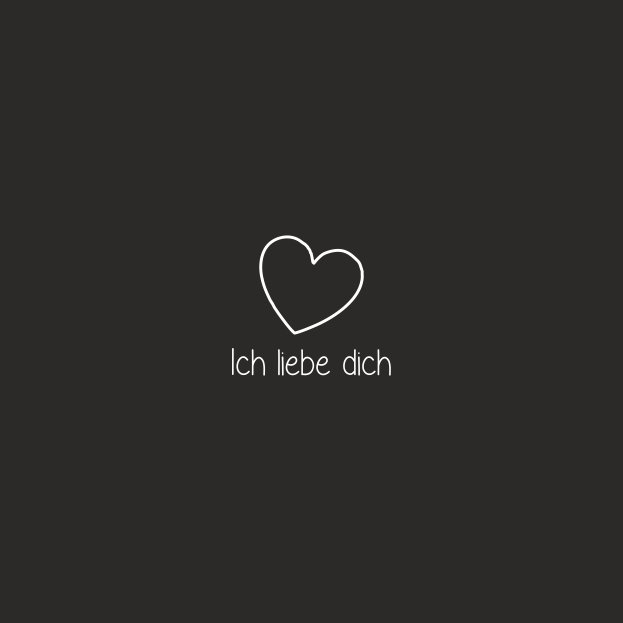 Wenskaart - Ich liebe dich