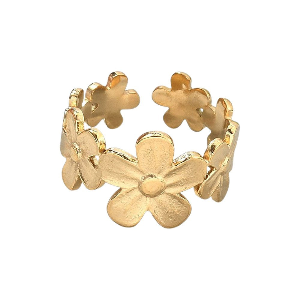 Louiz Ring met Bloemen