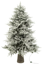 J-Line kerstboom + sneeuw 3000 LED - kunststof - wit