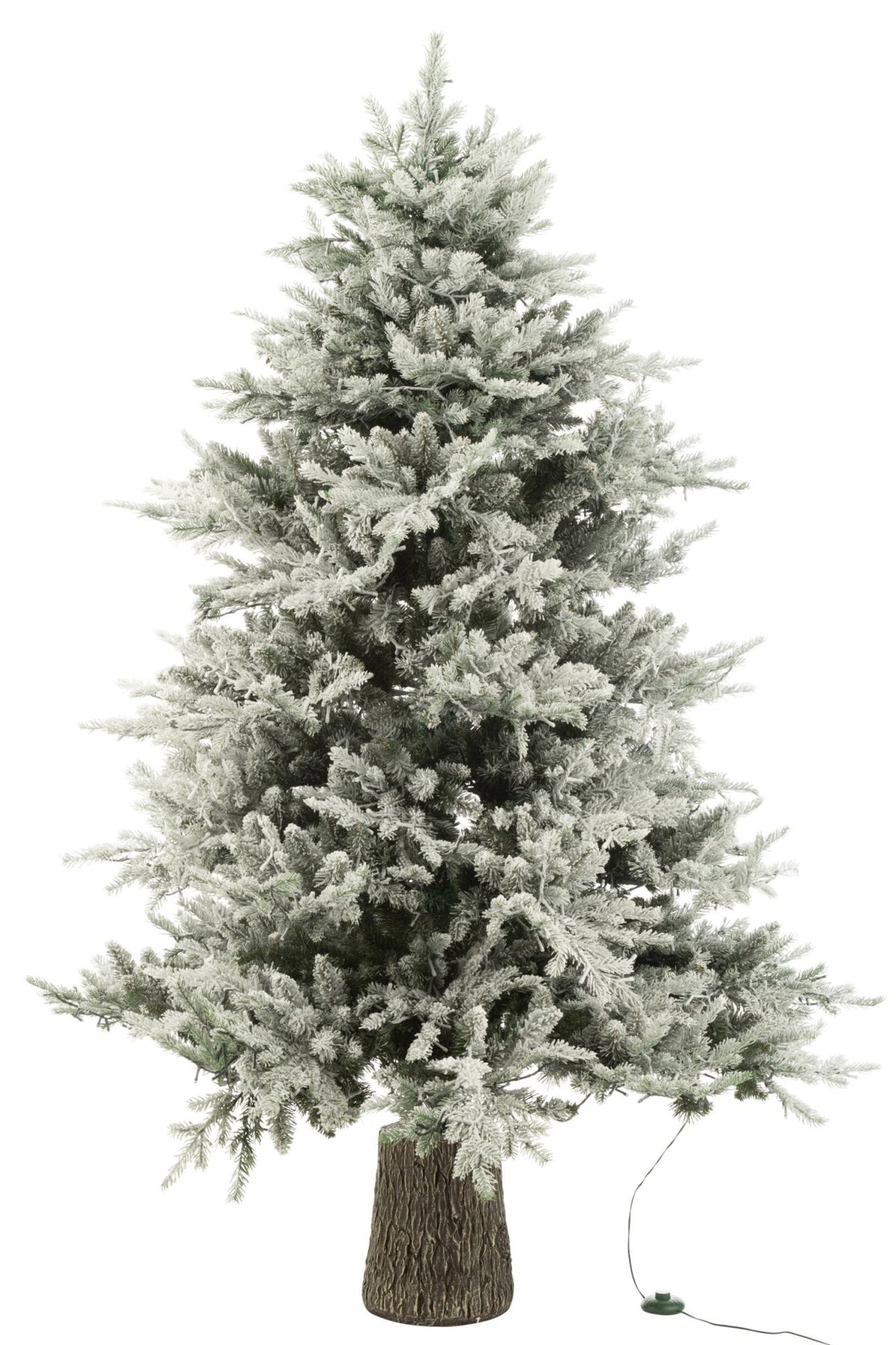 J-Line kerstboom + sneeuw 3000 LED - kunststof - wit
