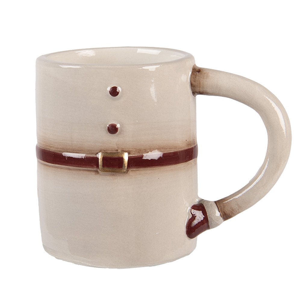 Mok Hert 250 ml / 250 ml Beige Keramiek Hert