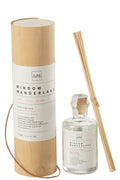J-Line geurolie + stokjes Rond Window Wanderland - glas - L