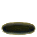 Nusa bord ovaal groen